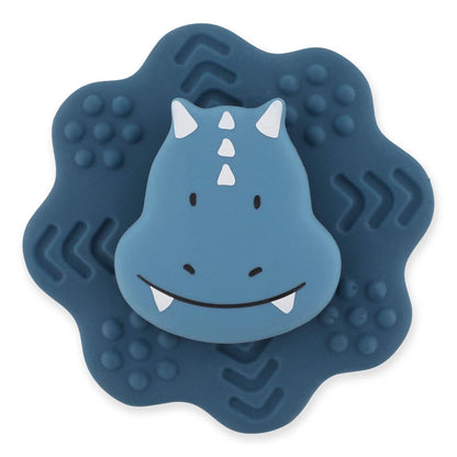 Trixie - Drehspielzeug aus Silikon mit Saugnapf Mr. Triceratops