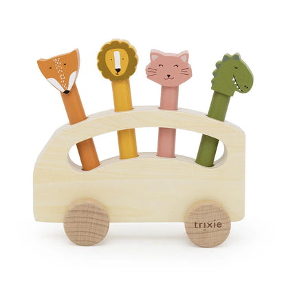 Trixie - Pop-up-Tierbus aus Holz