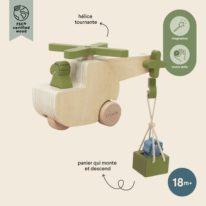 Trixie - Helikopter aus Holz