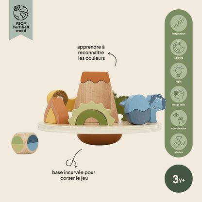 Trixie - Balance-Spiel aus Holz – Dino-Abenteuer