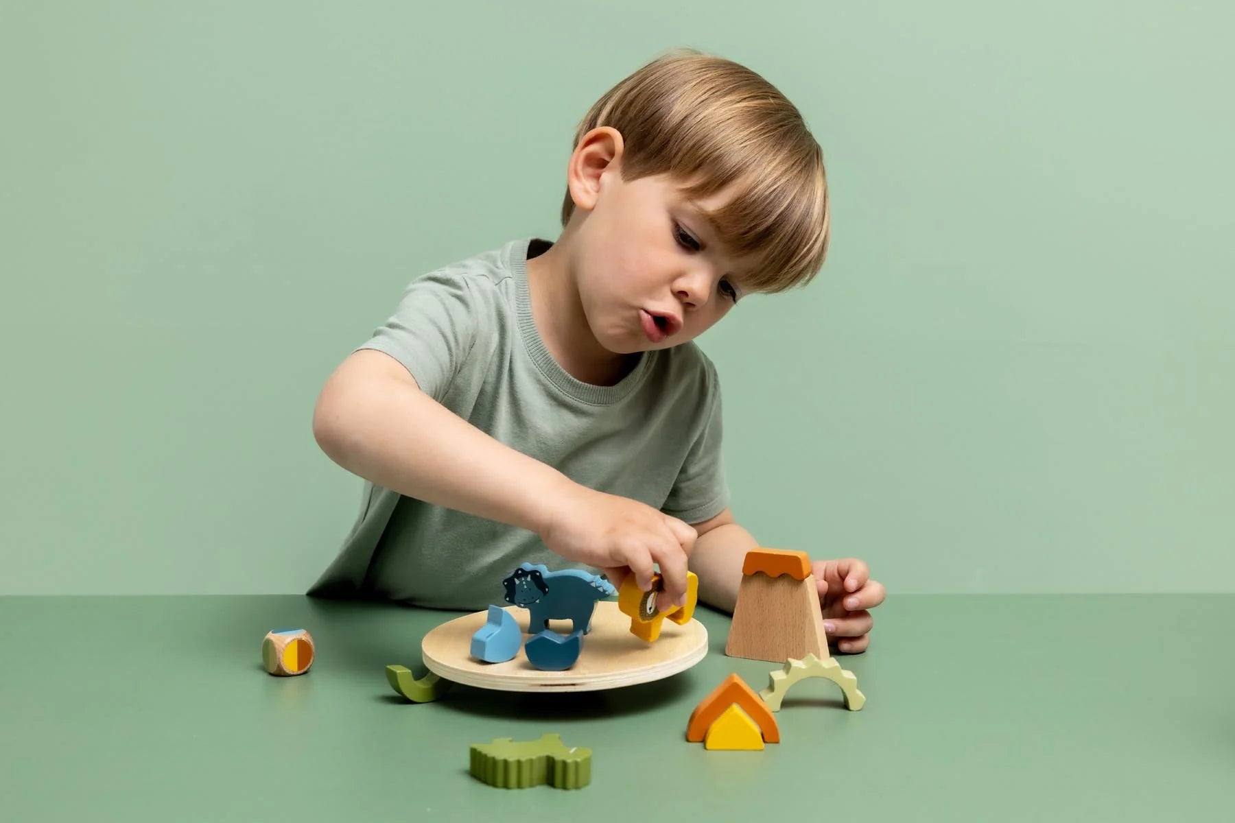 Trixie - Balance-Spiel aus Holz – Dino-Abenteuer