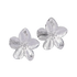 Vido - Ohrringe in Blumen-Form silber für Damen / Frauen