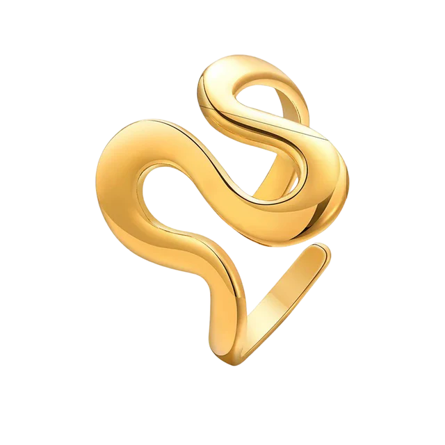 Vido finest jewelry - Ring gold Twocurve