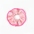 Von Rike - Scrunchi - Haargummi rosa mit pink aus Baumwolle, Elasthan