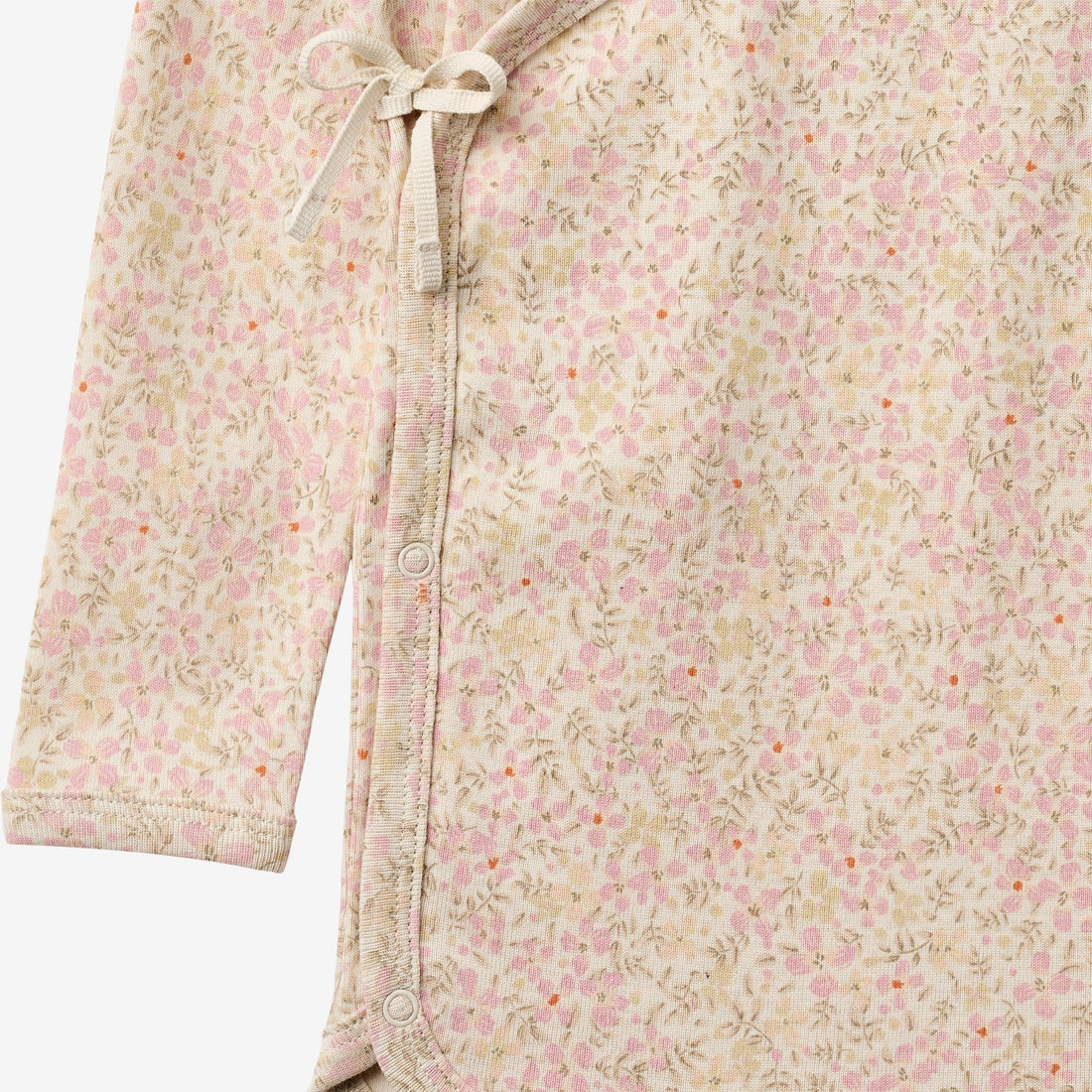 Baby Wickelbody Chia Blumen Biobaumwolle