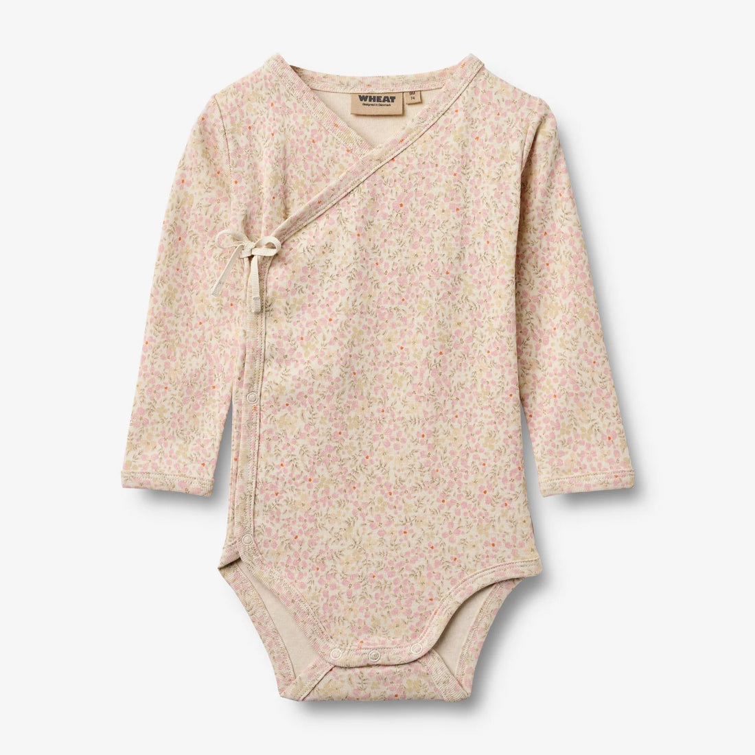 Baby Wickelbody Chia Blumen Biobaumwolle