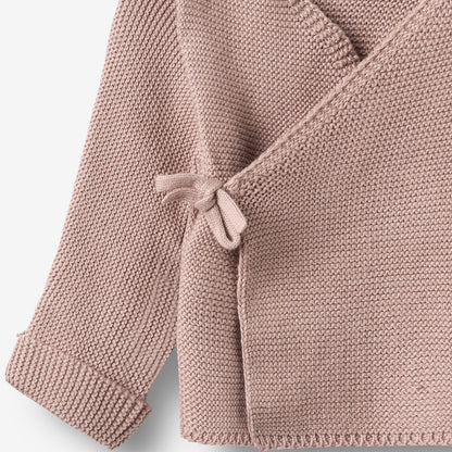 Wheat - Baby Strick-Wickeljacke Baumwolle (bio) rosa