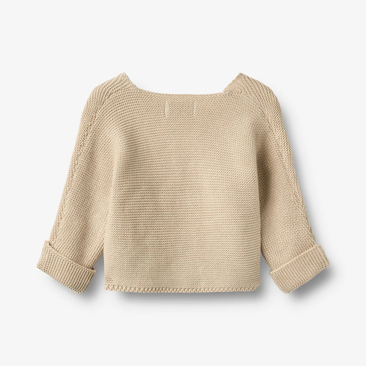 Wheat - Baby Strick-Wickeljacke Baumwolle (bio) natur