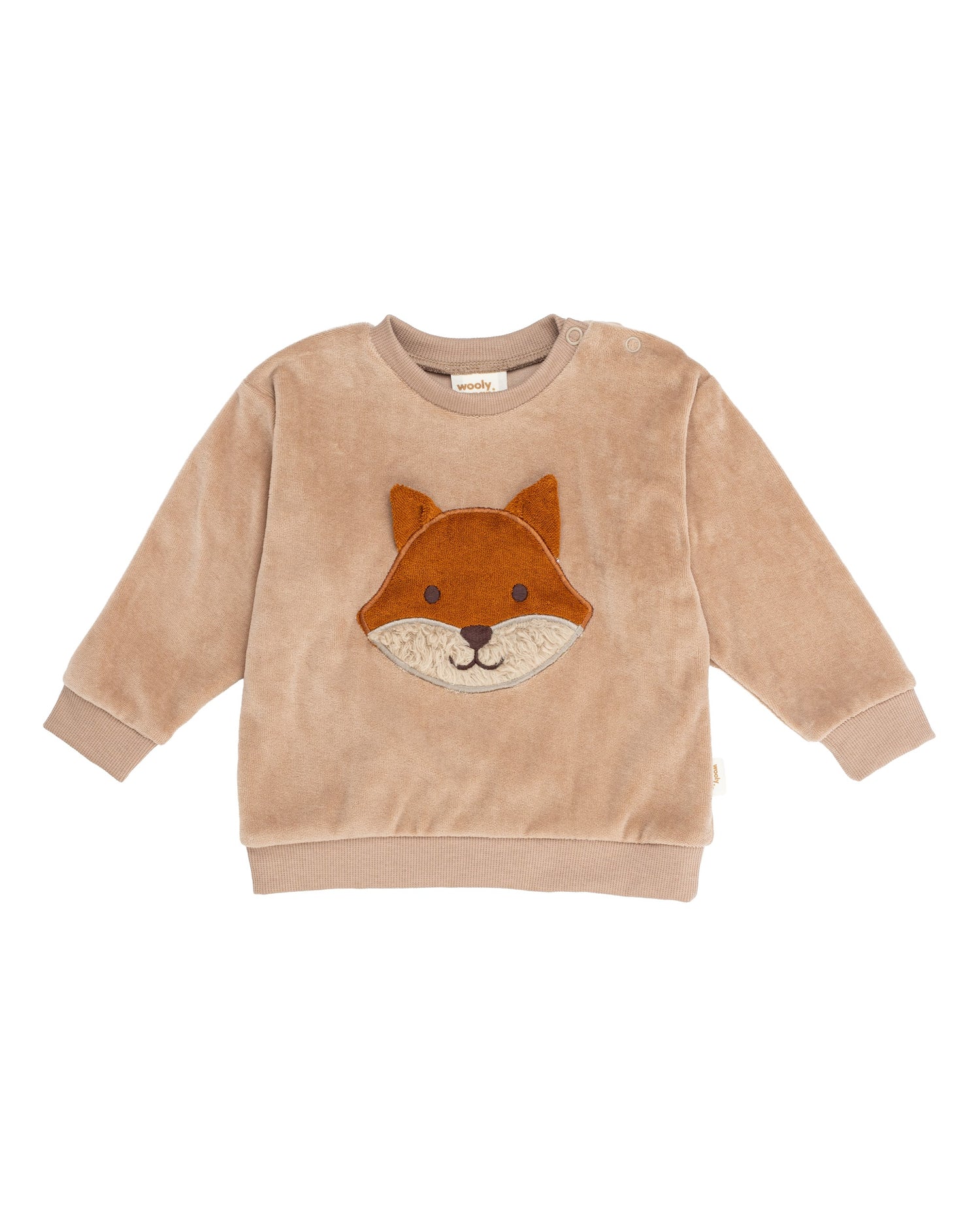 Wooly Organic - Baby Langarmshirt "STUCCO"