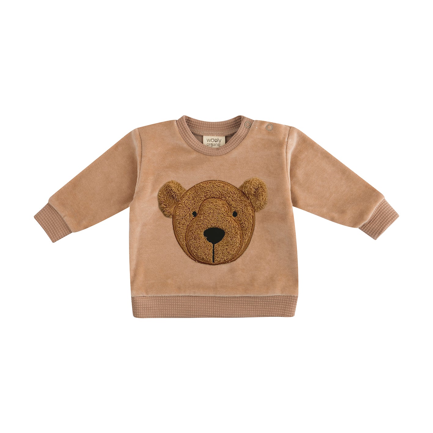 Wooly Organic - Baby Langarmshirt "NOOS" Teddy