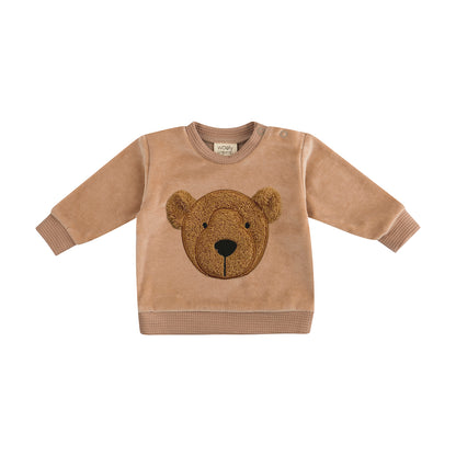 Wooly Organic - Baby Langarmshirt "NOOS" Teddy