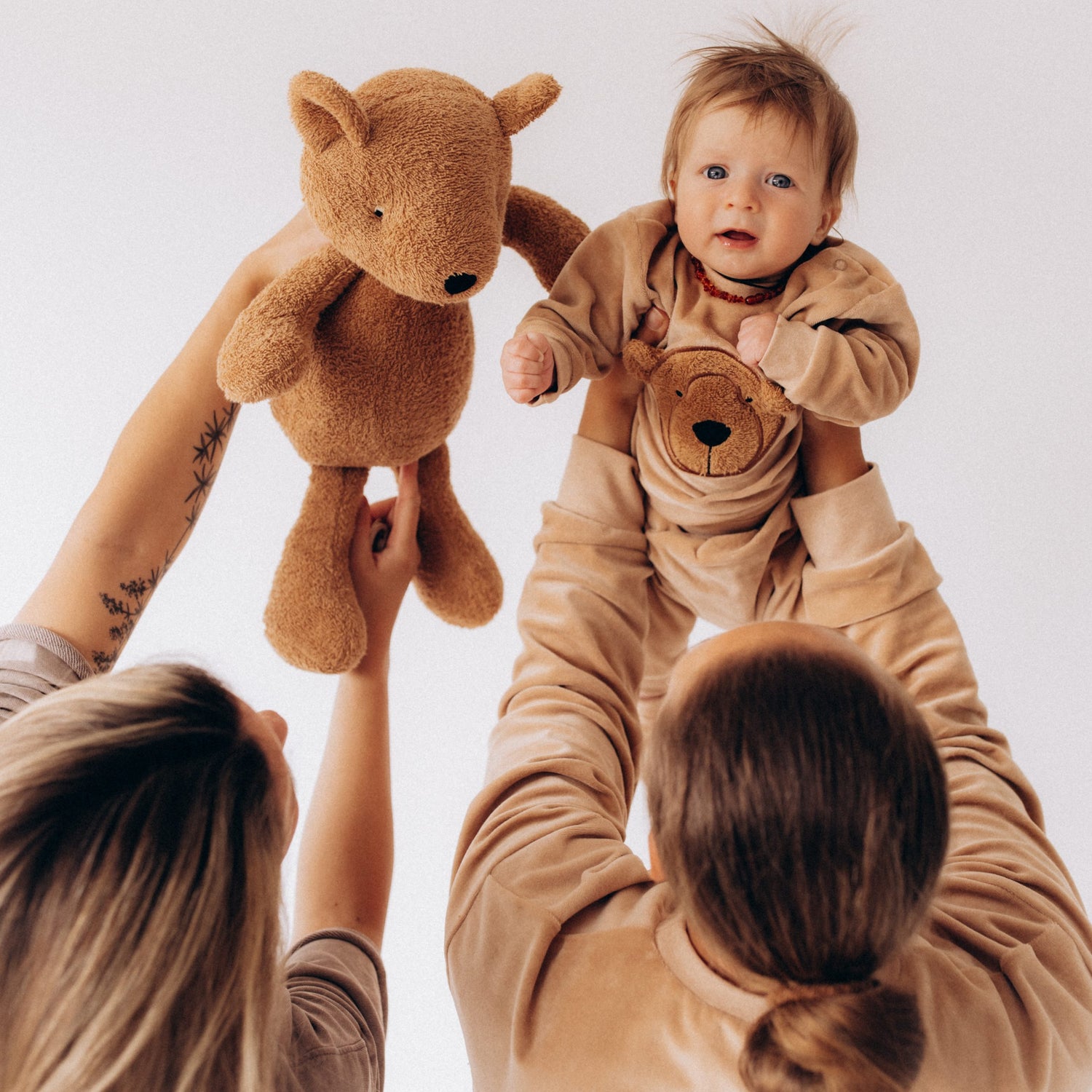 Wooly Organic - Baby Langarmshirt "NOOS" Teddy