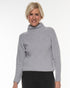 Alma & Lovis - Damen Pullover Wolle & Cashmere, grau