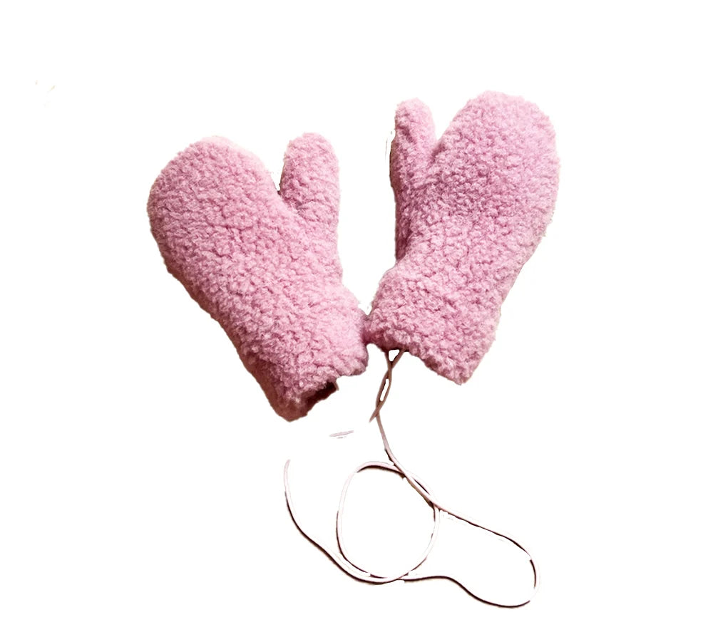 Alwero - Kinder Handschuhe Biowolle pink