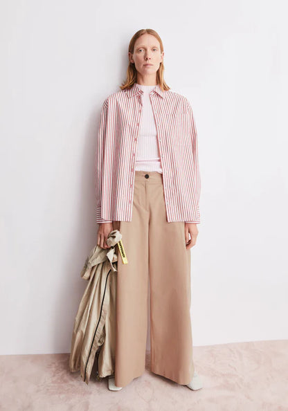 Armedangels - Weite Bluse rot gestreift für Frauen