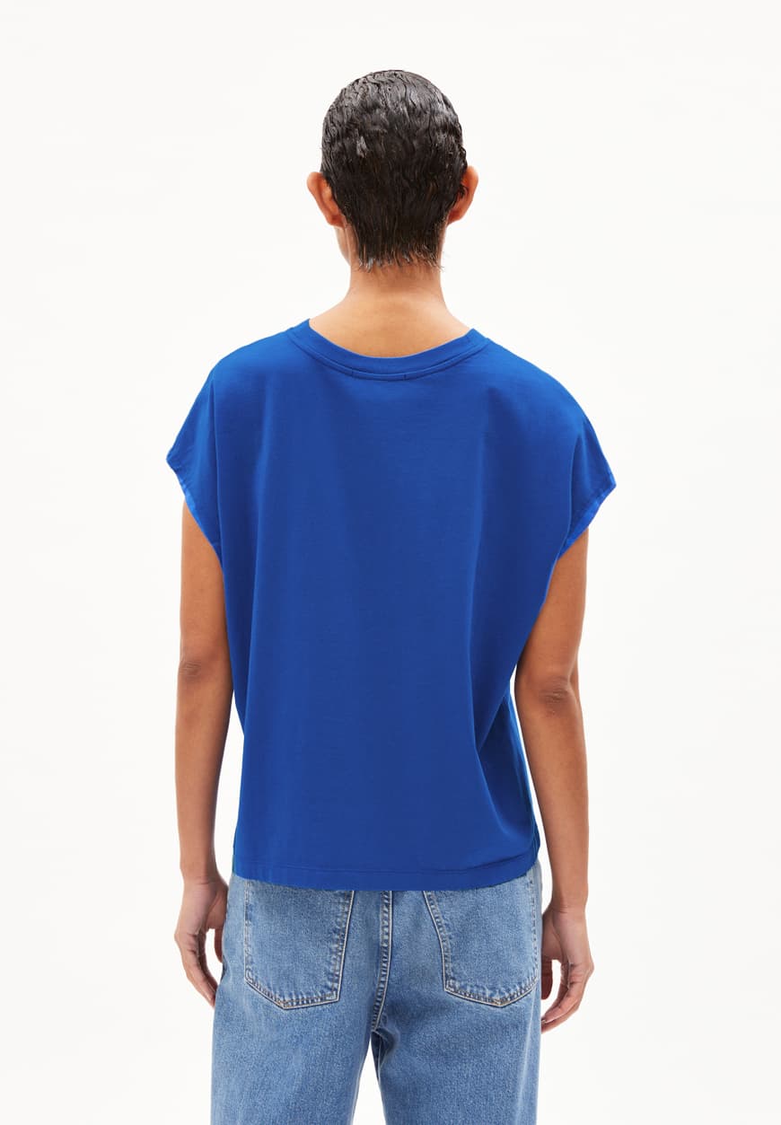 Armedangels -  T-Shirt INAARA Biobaumwolle blau