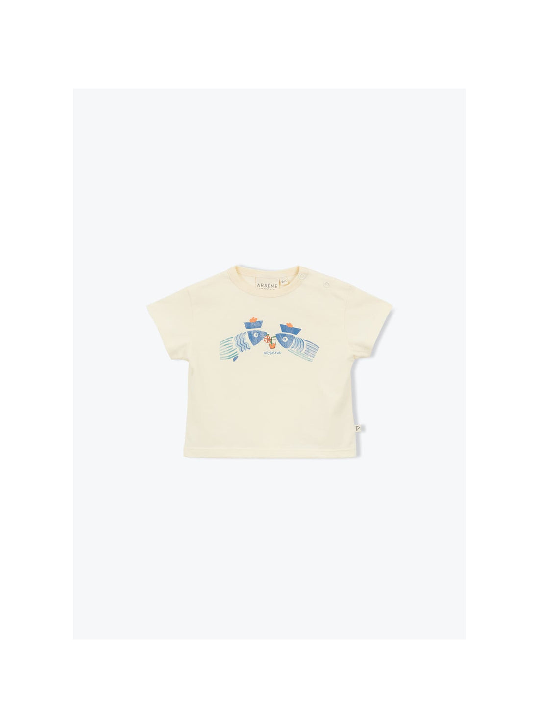 Arsène et les Pipelettes - Baby T-Shirt Fisch natur