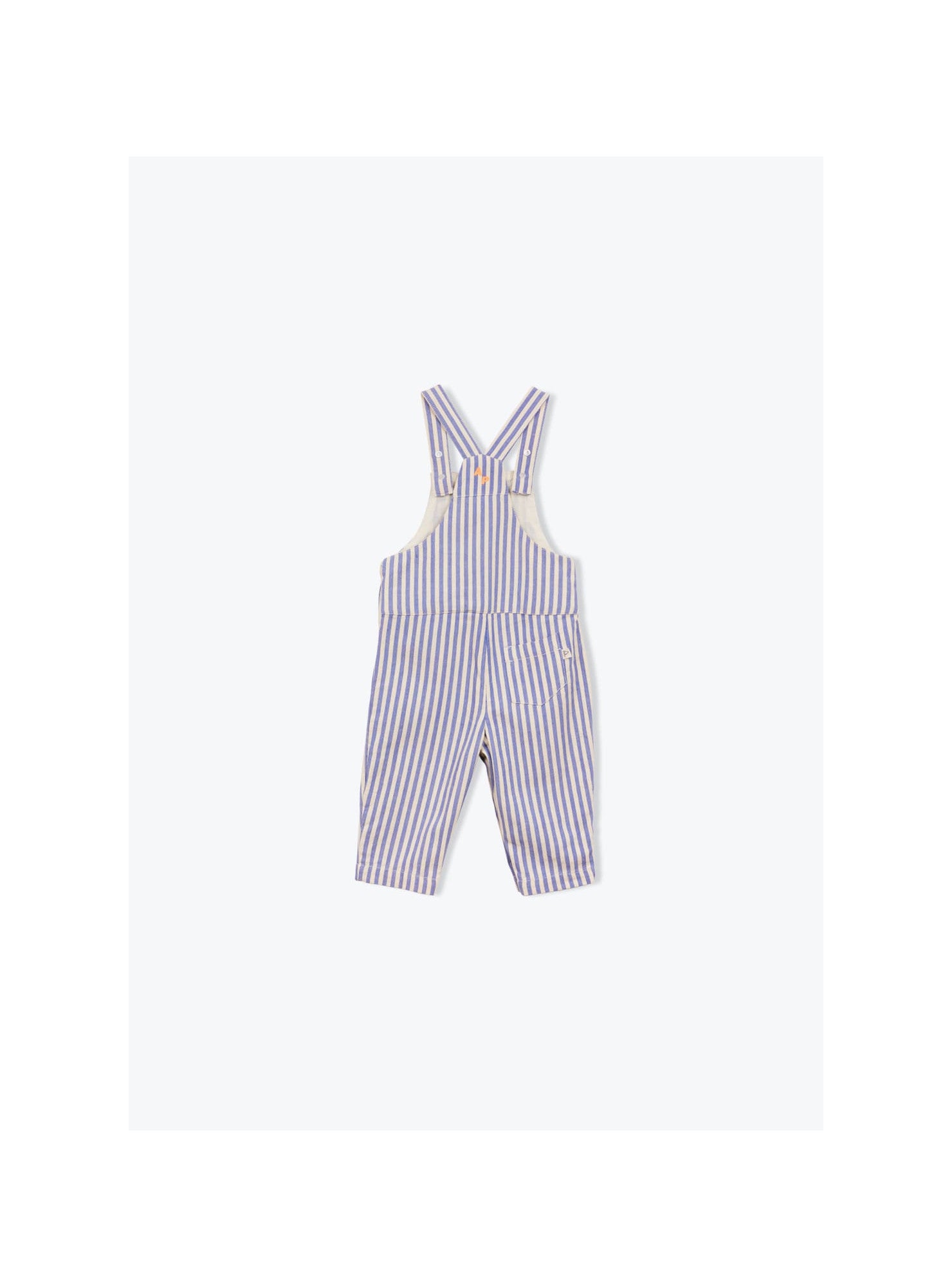 Arsène et les Pipelettes - Baby Latzhose blau-weiss