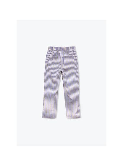 Arsène et les Pipelettes - Kinder Hose blau-weiß gestreift
