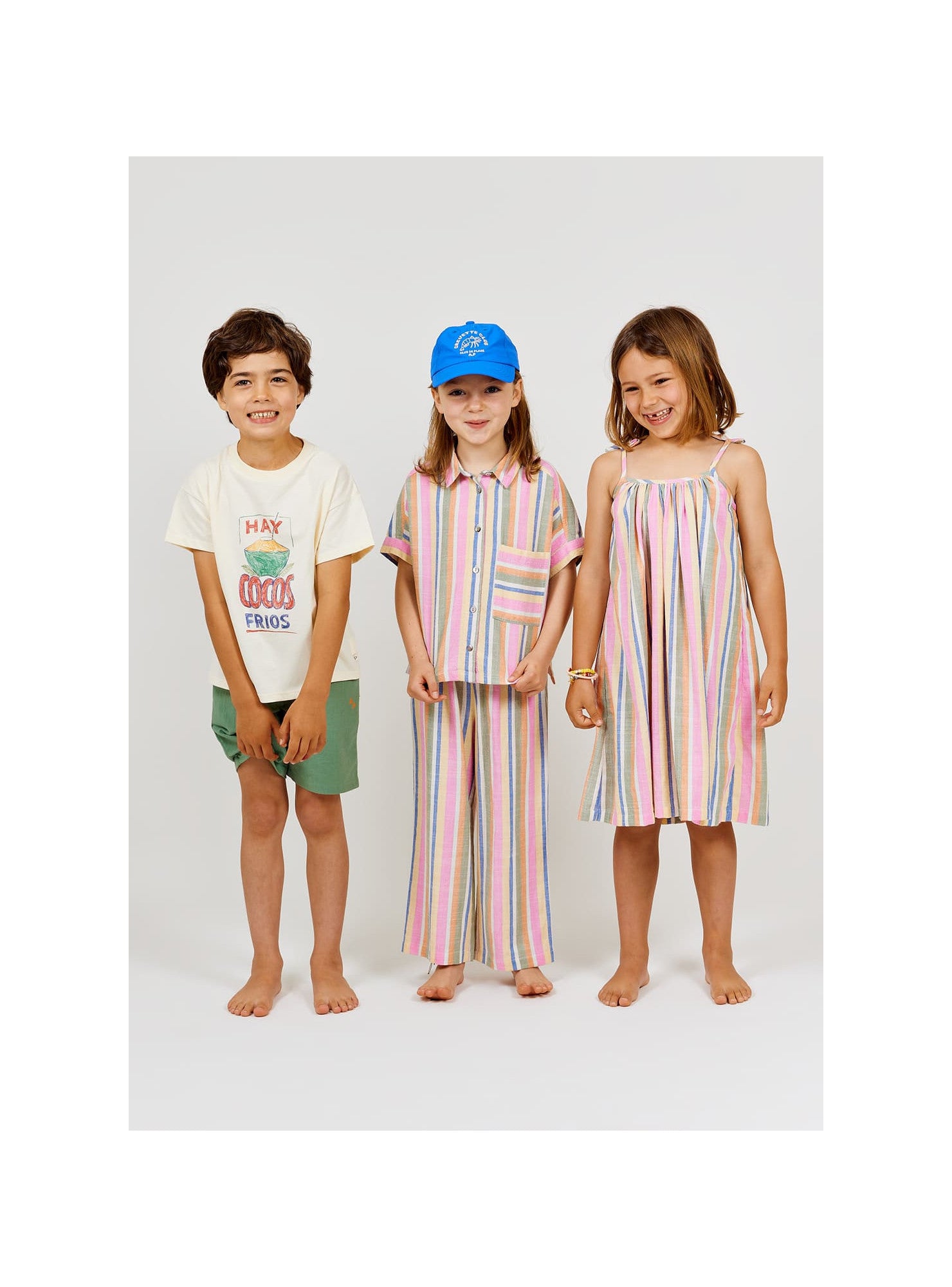 Arsène et les Pipelettes - Kinder Hose bunt gestreift