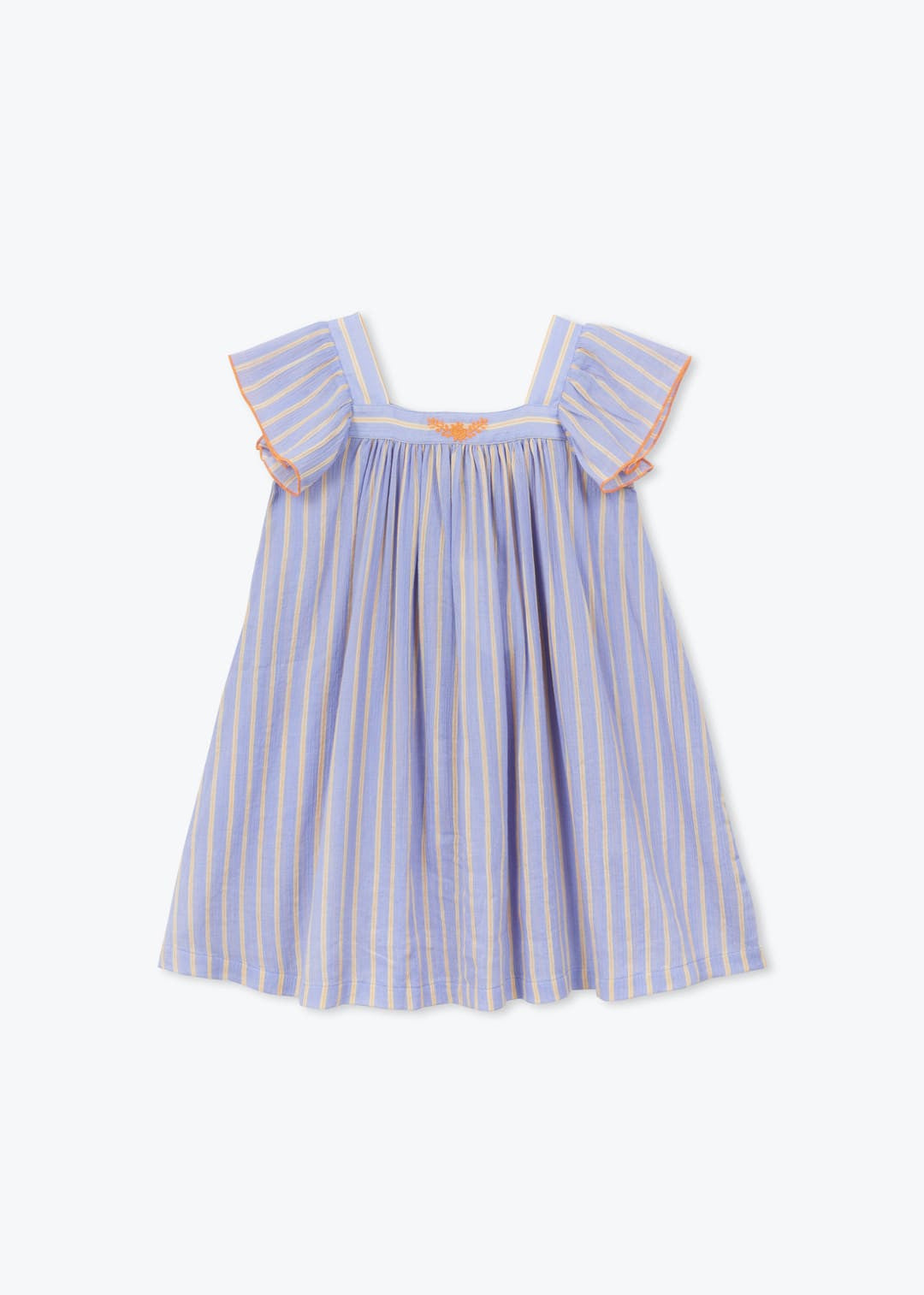 Arsène et les Pipelettes - Kinder Kleid lila gestreift