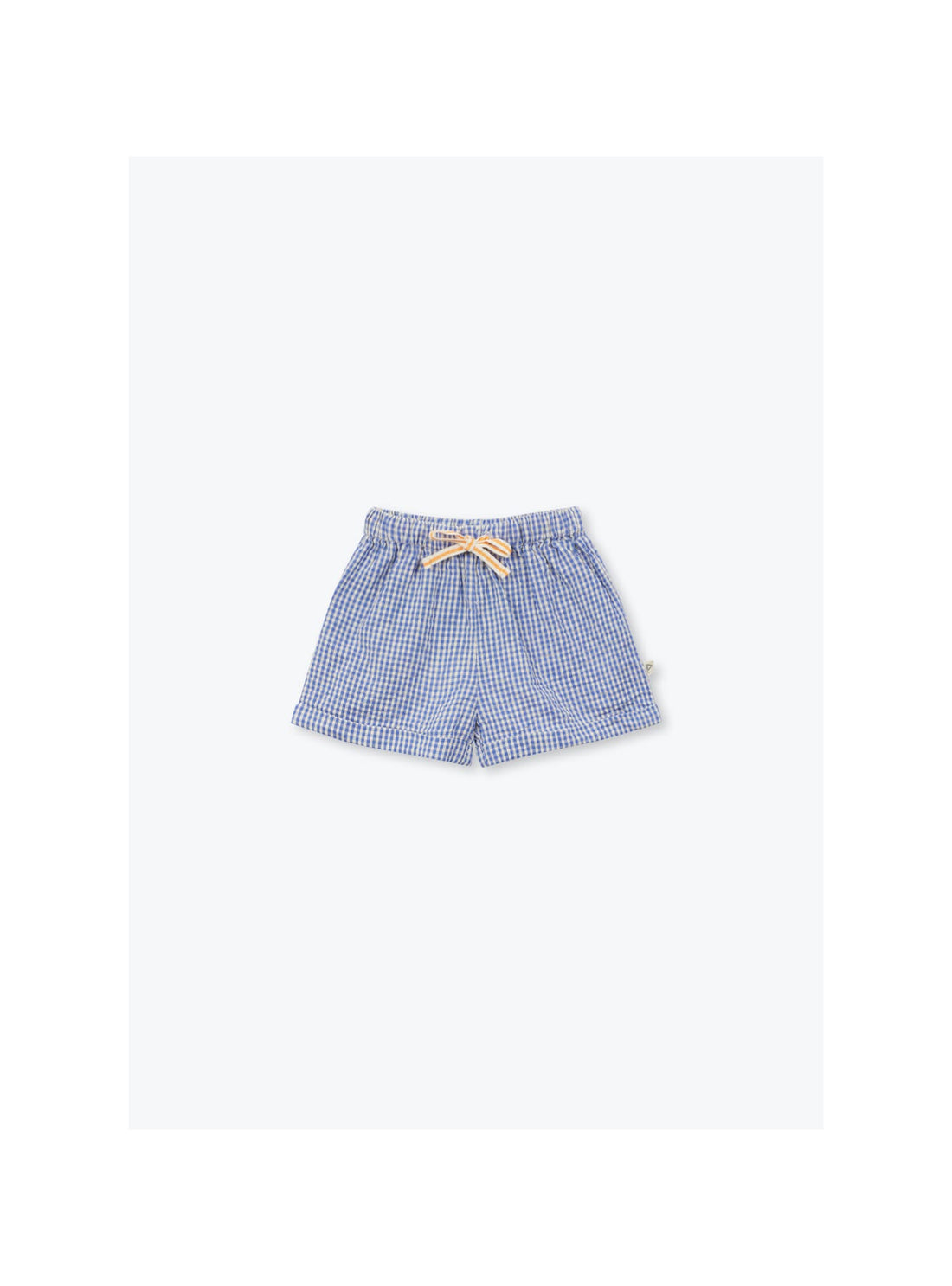 Arsène et les Pipelettes - Baby Shorts blau-weiß kariert