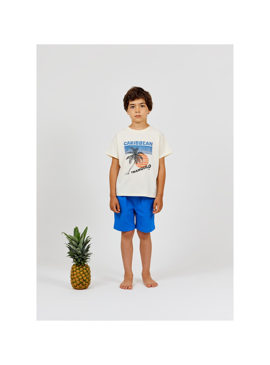 Arsène et les Pipelettes - Kinder T-Shirt "Caribbean" natur