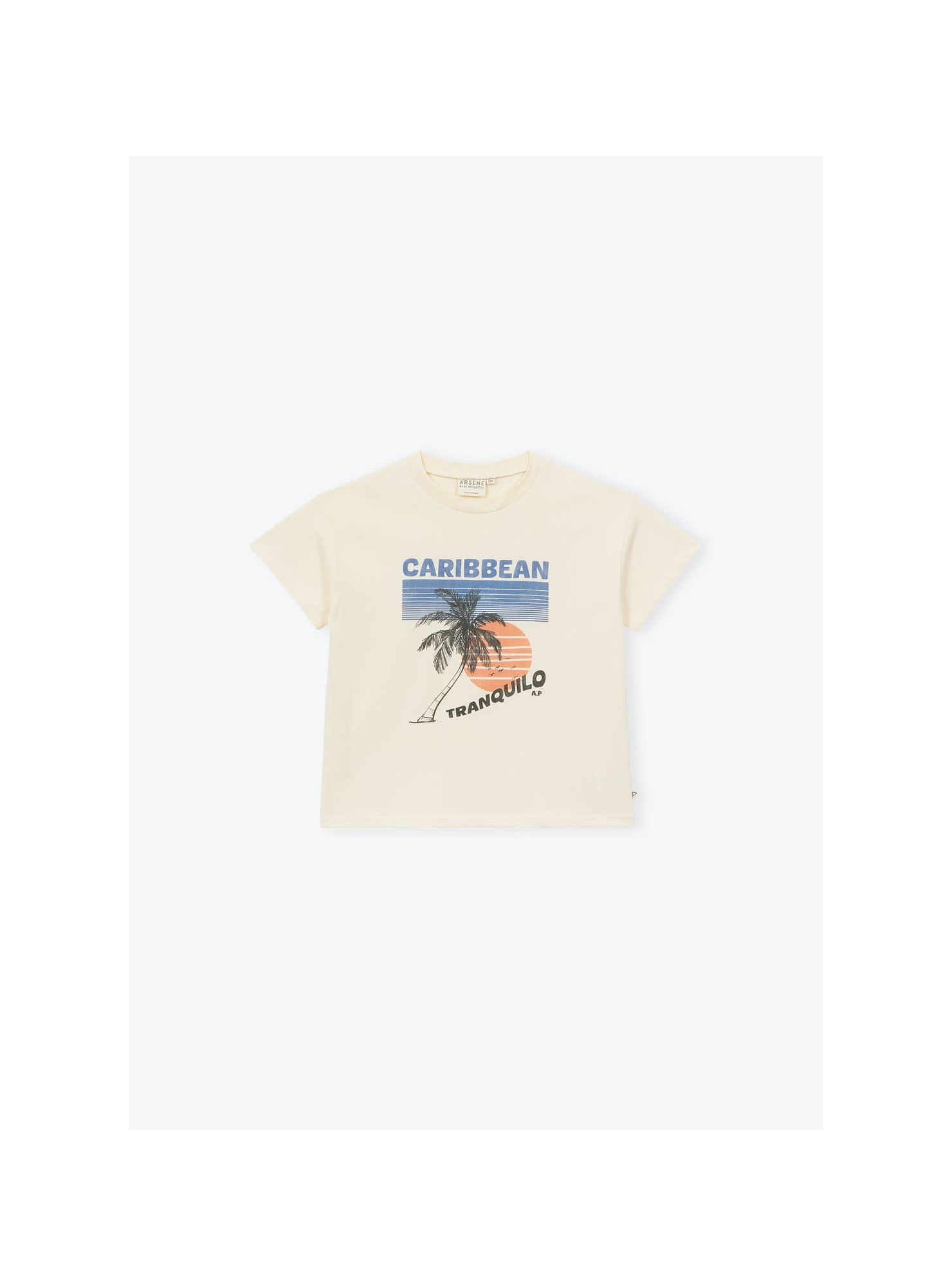 Arsène et les Pipelettes - Kinder T-Shirt "Caribbean" natur