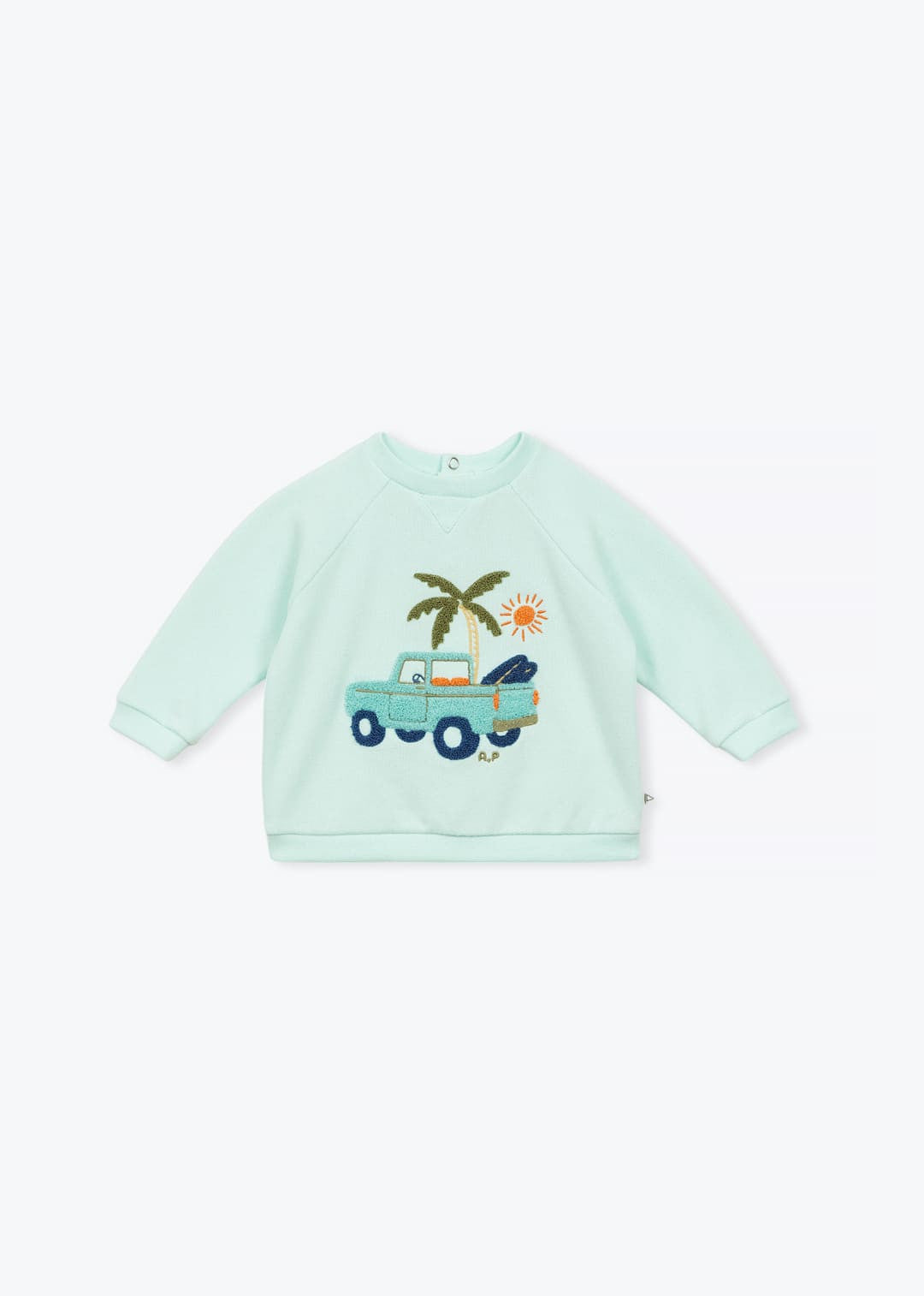 Arsène et les Pipelettes - Baby Langarmshirt "Sweat Bebe Pick-up"