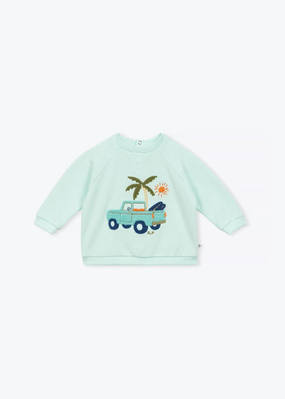 Arsène et les Pipelettes - Baby Langarmshirt "Sweat Bebe Pick-up"