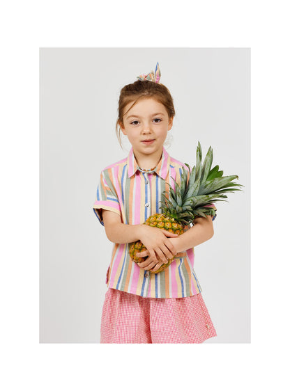 Arsène et les Pipelettes - Kinder Bluse "Rayures Bayadères"