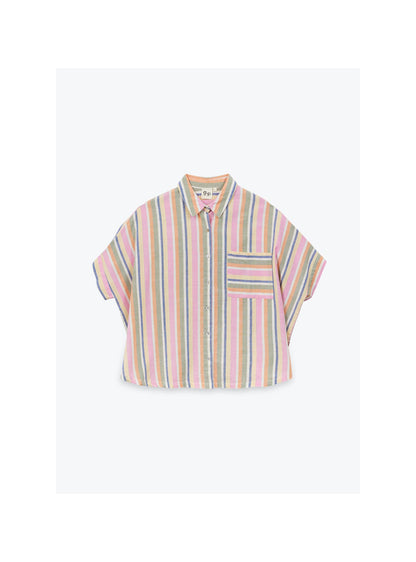 Arsène et les Pipelettes - Damen Bluse bunt gestreift