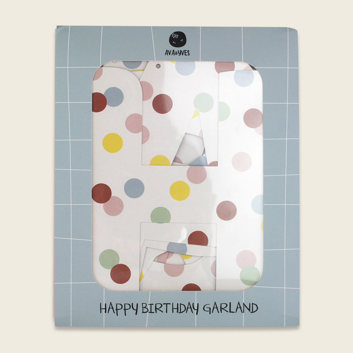 Ava &amp; Yves - Girlande &quot;Happy Birthday&quot; - AURYN Shop