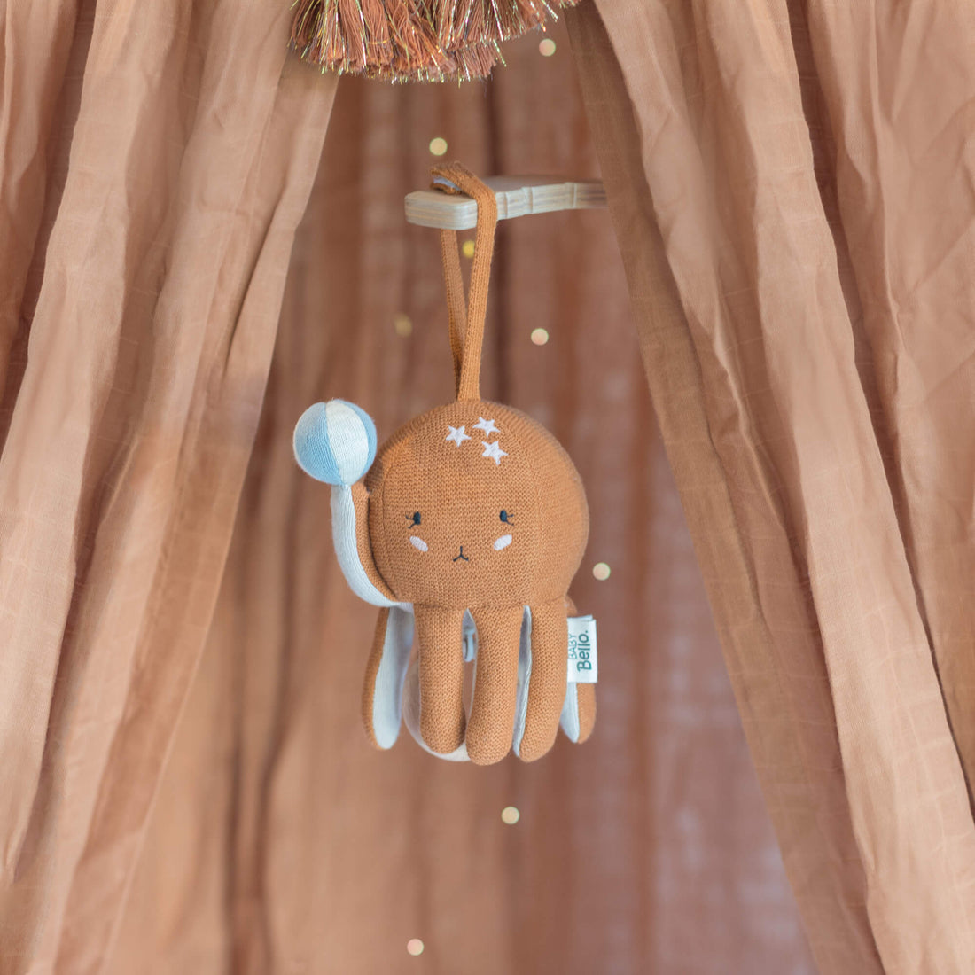 Baby Bello - Spieluhr "Oktopus" Baumwolle (Bio) - AURYN Shop
