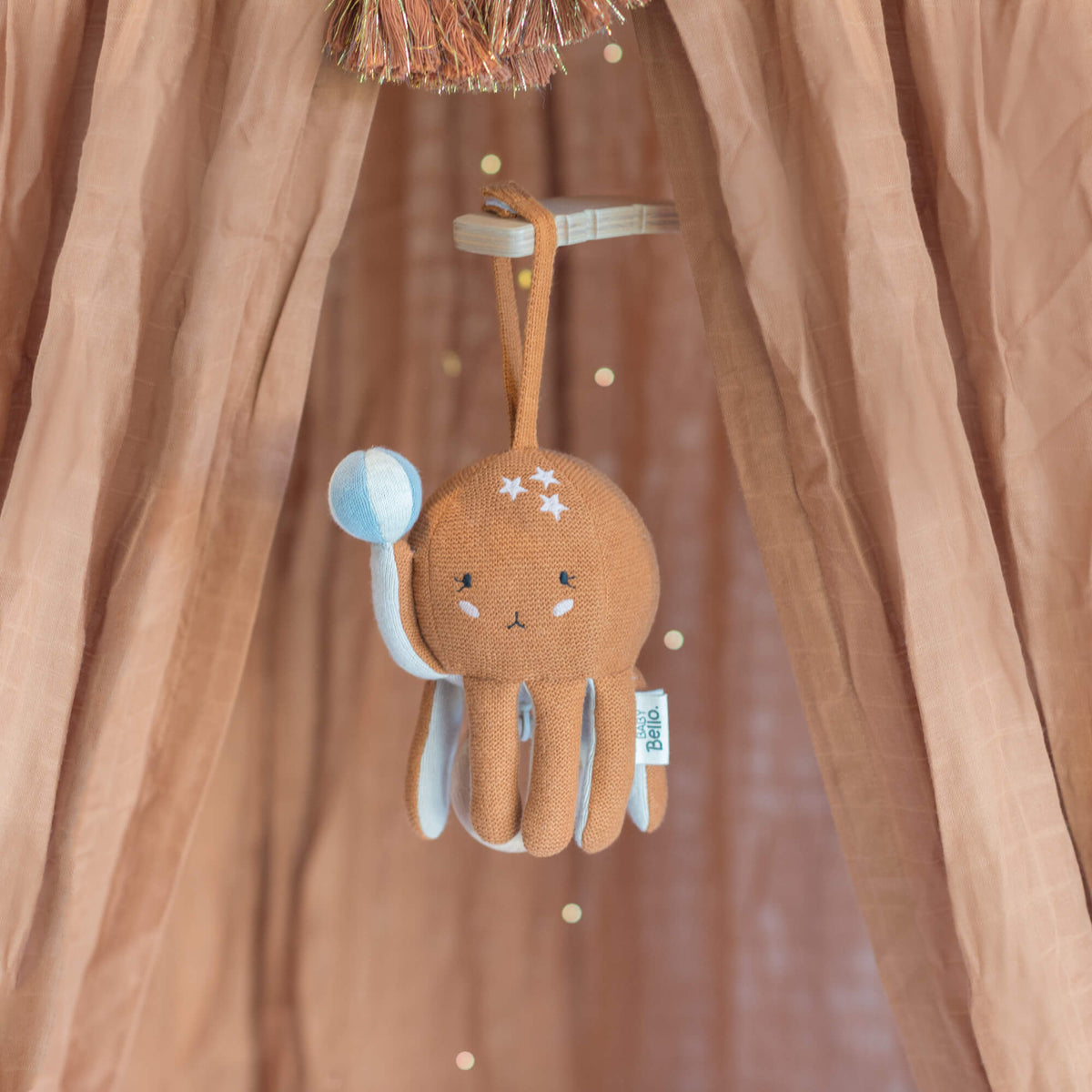 Baby Bello - Spieluhr "Oktopus" Baumwolle (Bio) - AURYN Shop