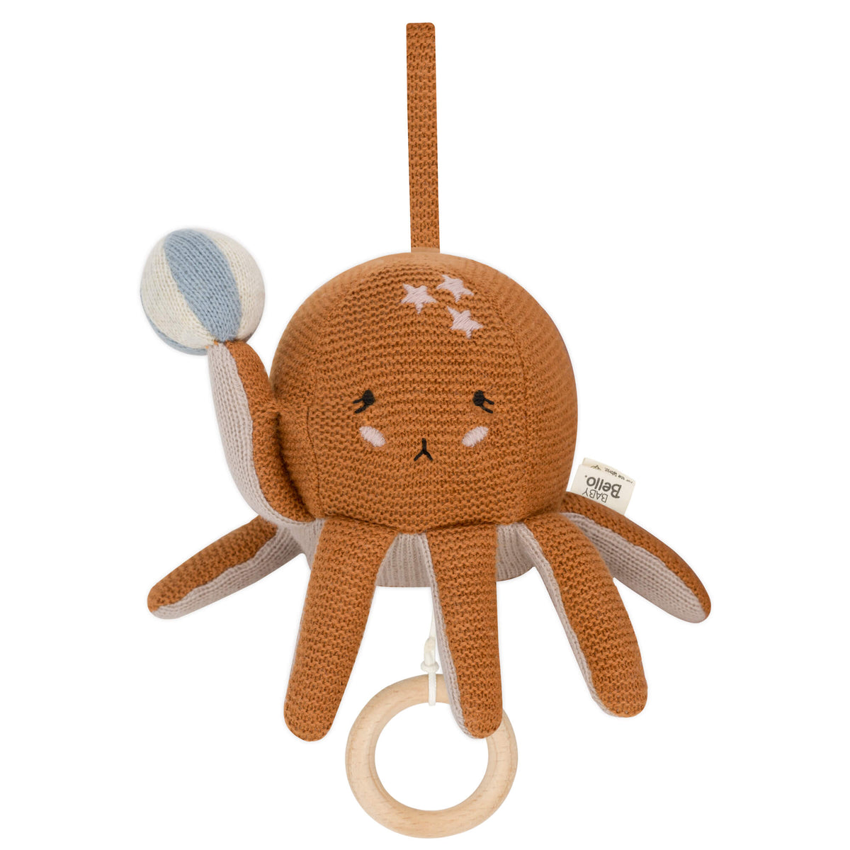 Baby Bello - Spieluhr "Oktopus" Baumwolle (Bio) - AURYN Shop