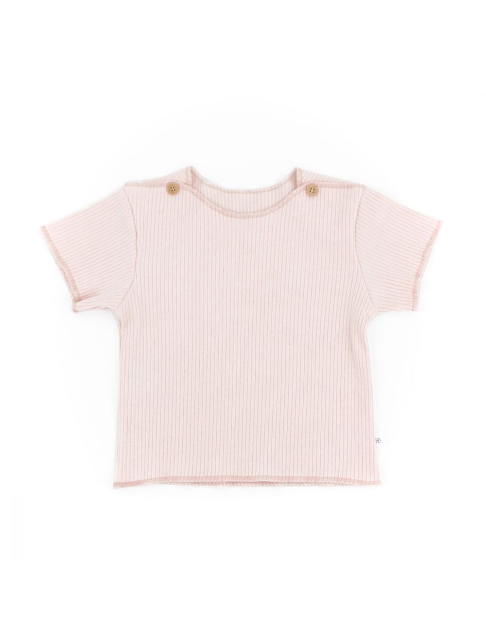 Baby T-Shirt von Bamboom rosa aus Bio-Bambus-Viskose und Bio-Baumwolle
