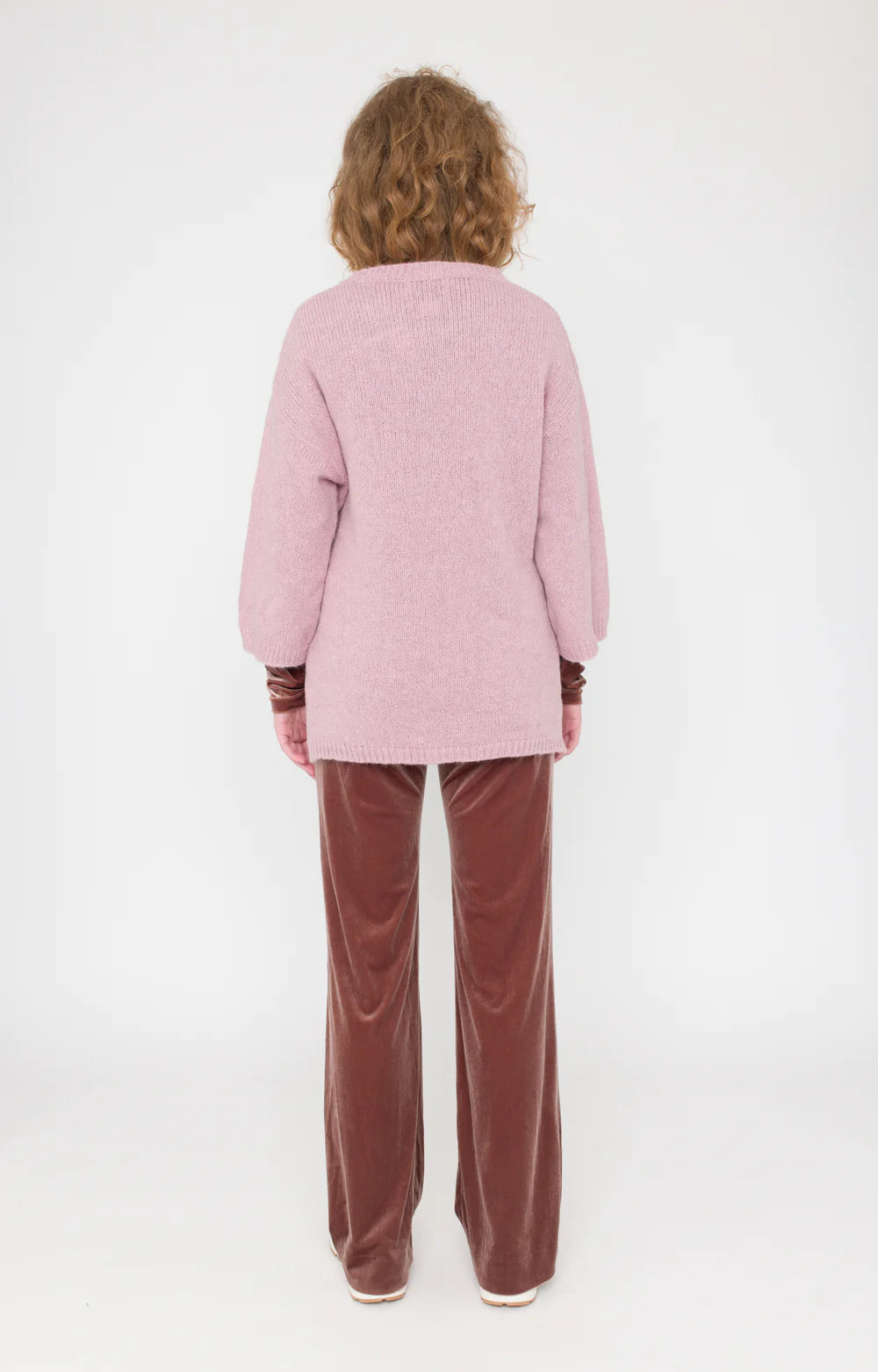 Bellamy - Damen Pullover Maan rosa aus Wollmix