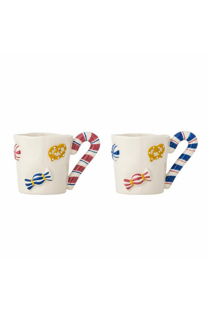 Bloomingville - Candice Tasse, bunt, Steingut 2-er Set