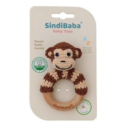 Blossify - Sindibaba Greifling „Affe Charlie“ Baumwolle (Bio)