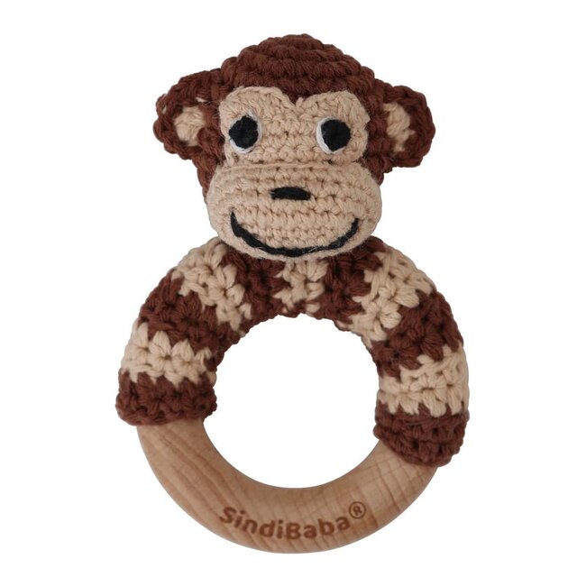 Blossify - Sindibaba Greifling „Affe Charlie“ Baumwolle (Bio)