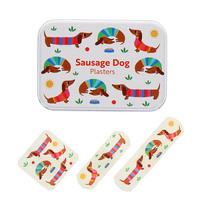 Blossify - Pflaster-Set „Sausage Dog“ in der Metalldose