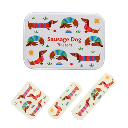 Blossify - Pflaster-Set „Sausage Dog“ in der Metalldose