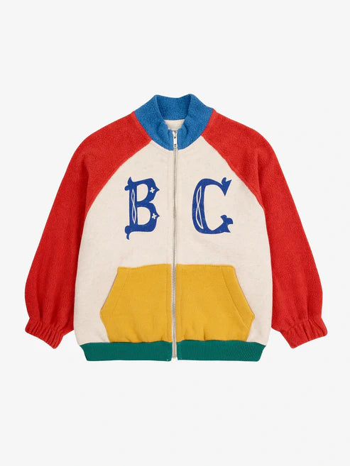 Bobo Choses - Kinder Sweatshirt Vintage mehrfarbig mit Reisverschluss