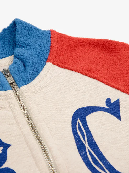 Bobo Choses - Kinder Sweatshirt Vintage mehrfarbig mit Reisverschluss