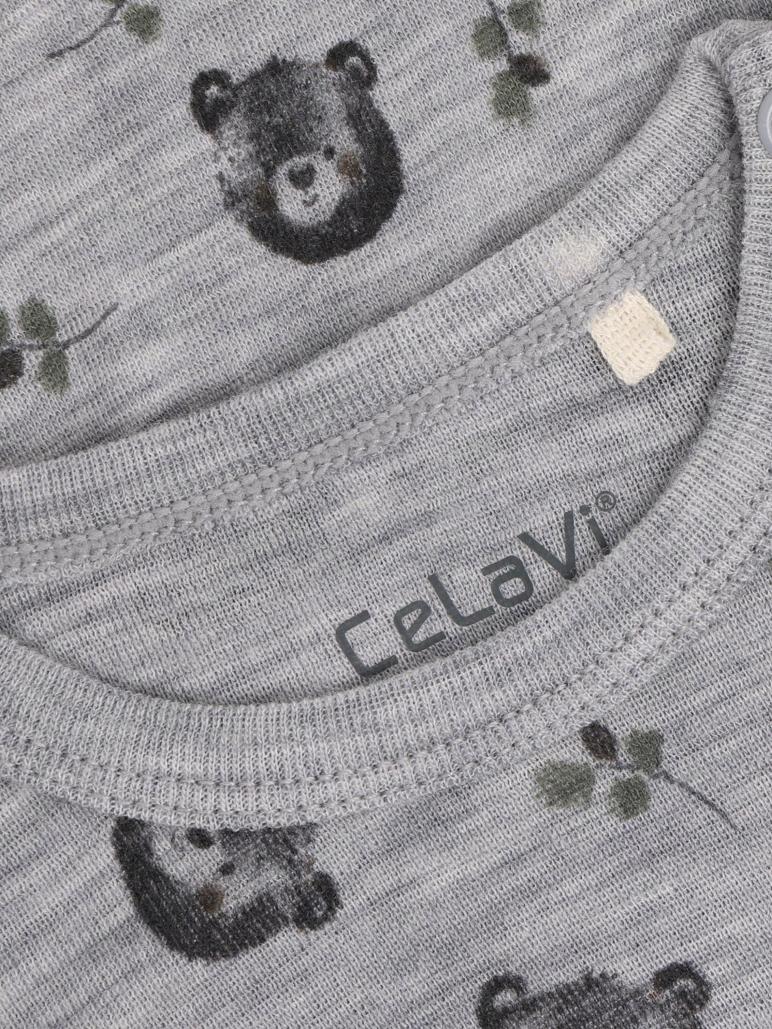CeLaVi - Baby Body 100 % Wolle tiermotiv
