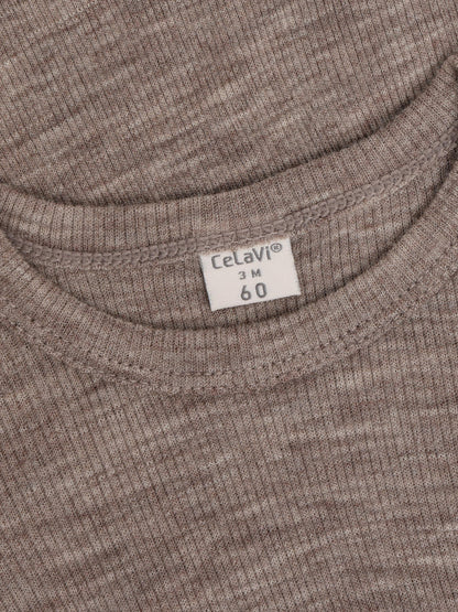 CeLaVi - Baby Body 100 % Merinowolle braun