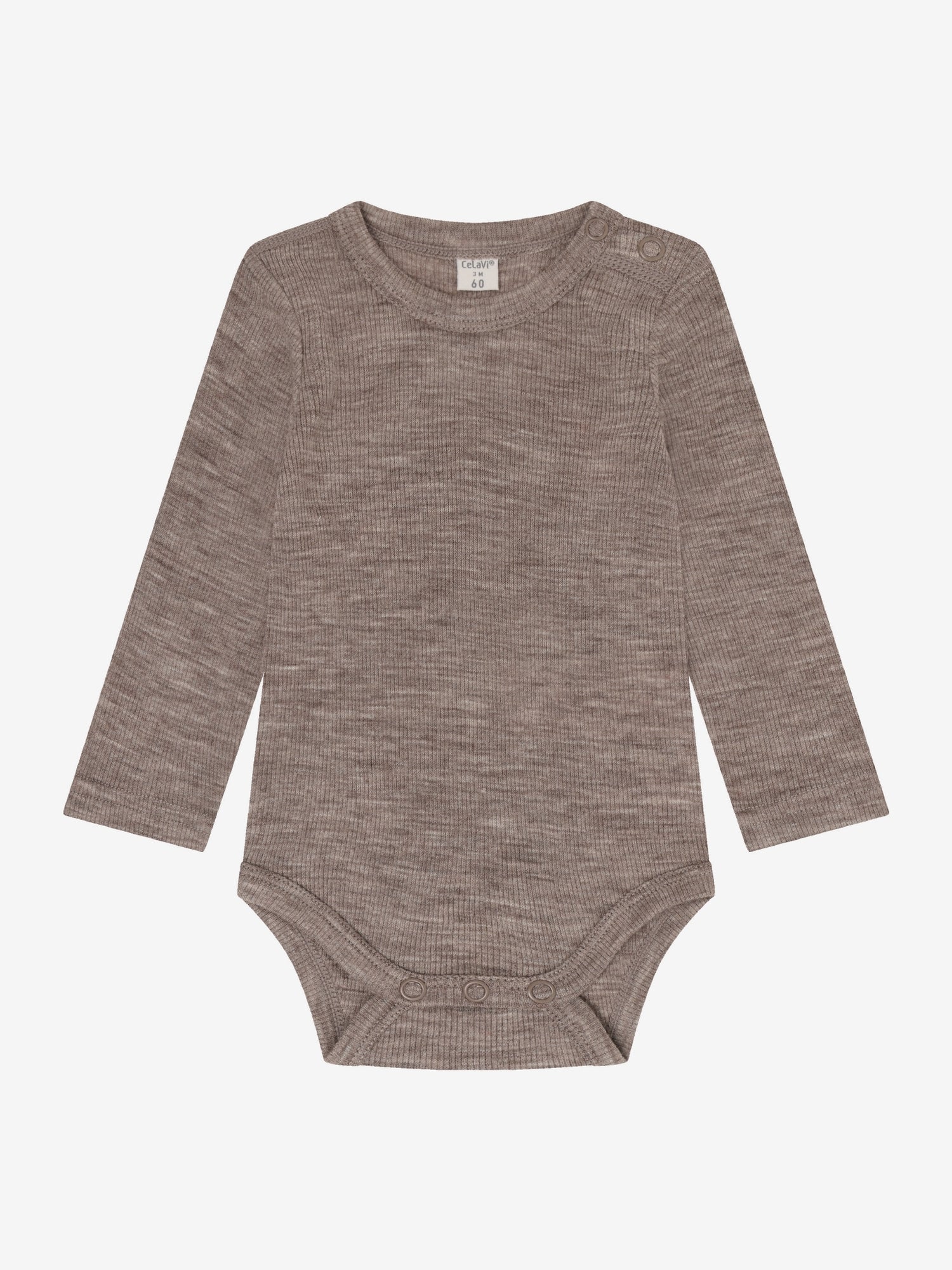 CeLaVi - Baby Body 100 % Merinowolle braun