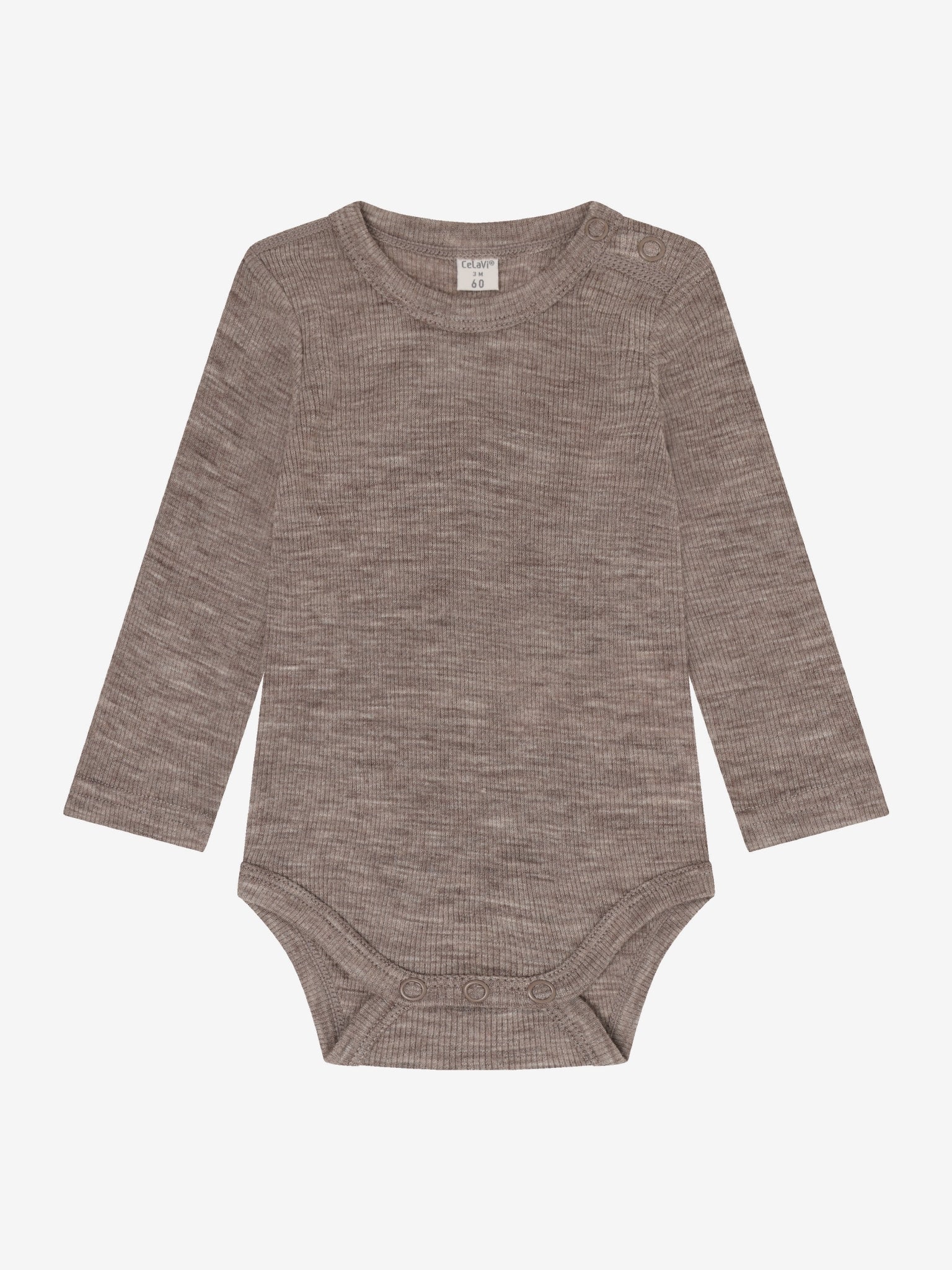 CeLaVi - Baby Body 100 % Merinowolle braun