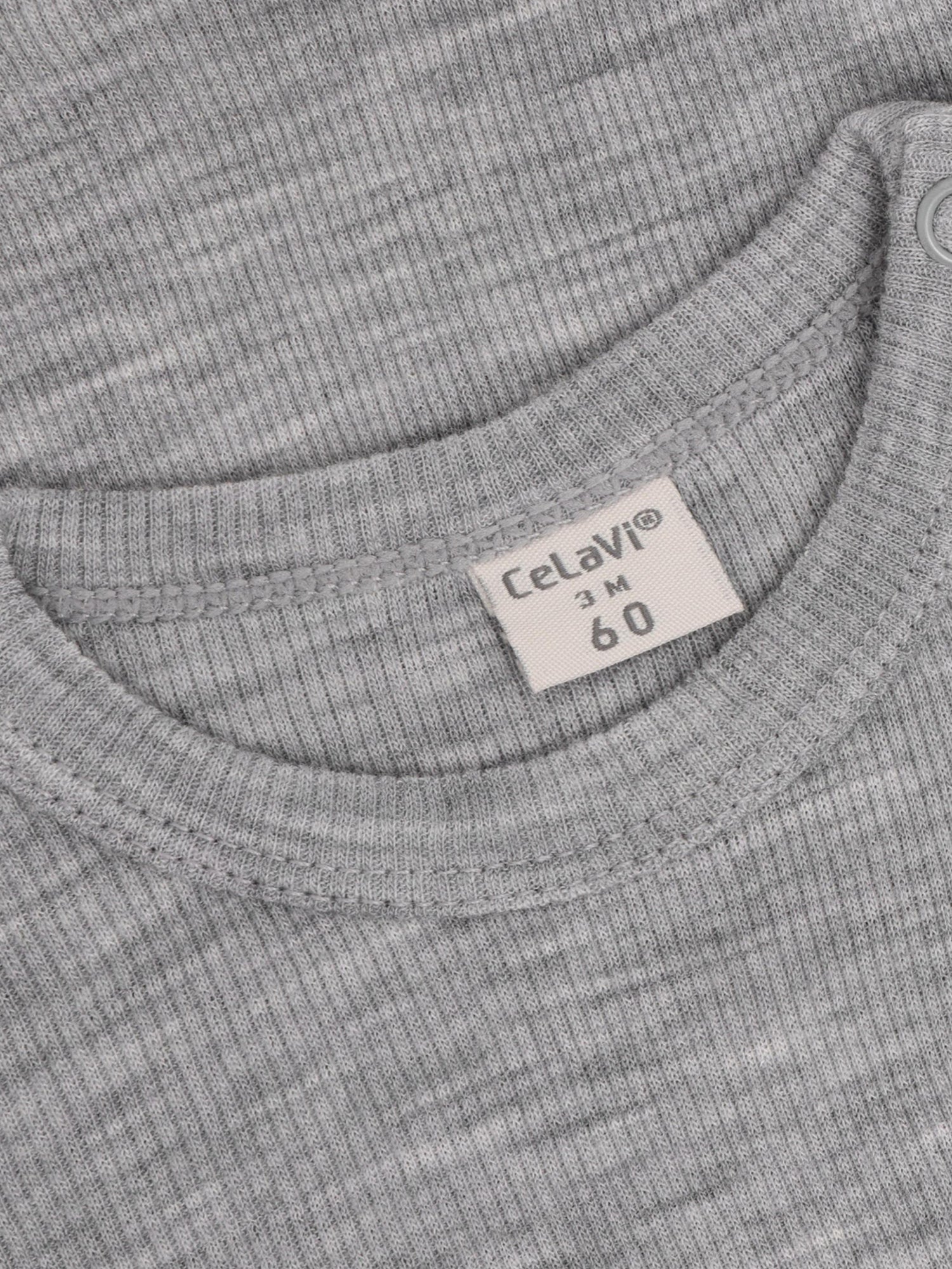 CeLaVi - Baby Body 100 % Merinowolle grau